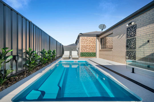 La Trobe Fibreglass Pool by trusted swimming pool builders in Shepparton